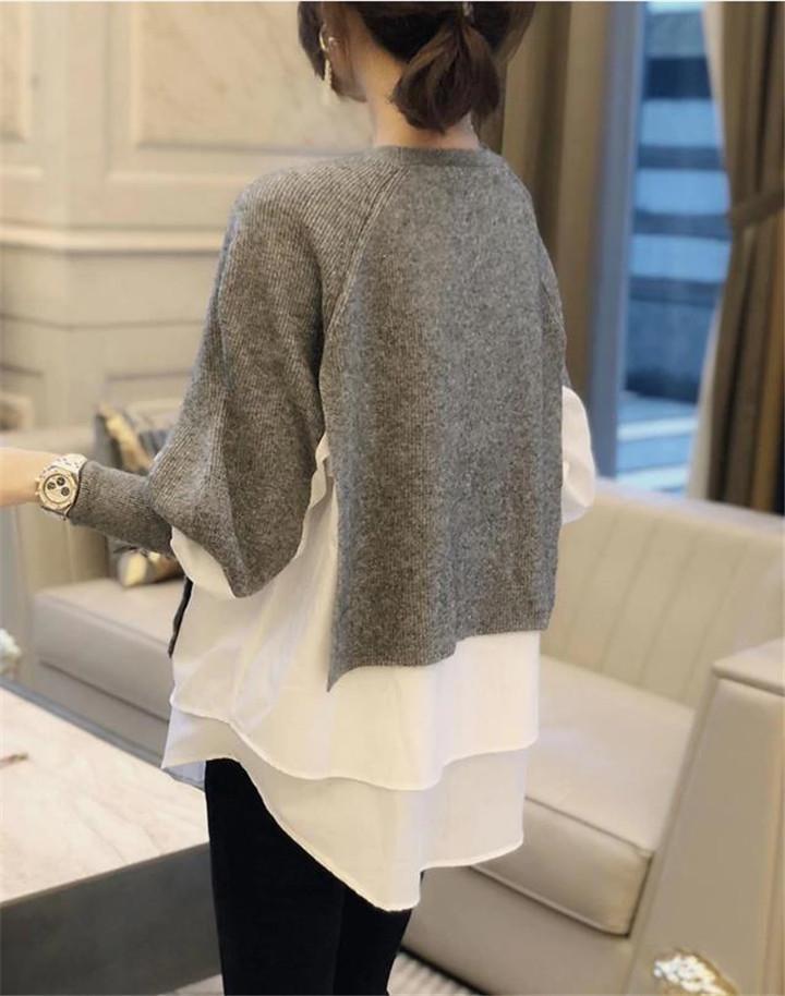 Elegant  Fake Two Piece Sweater