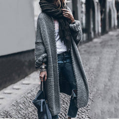 Fashion Loose Mid-length Sweater Cardigan