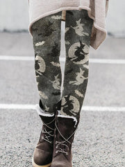 Halloween Night Witches Comfy Leggings