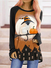 Halloween Cat Witch Tunic