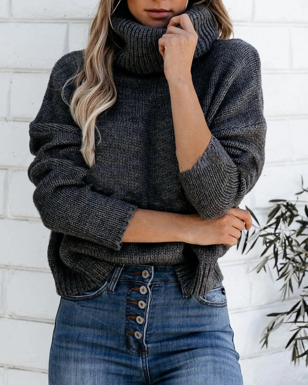 Turtleneck Jumper Woman