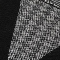 Vintage Houndstooth Mid Length Sweater Cardigan