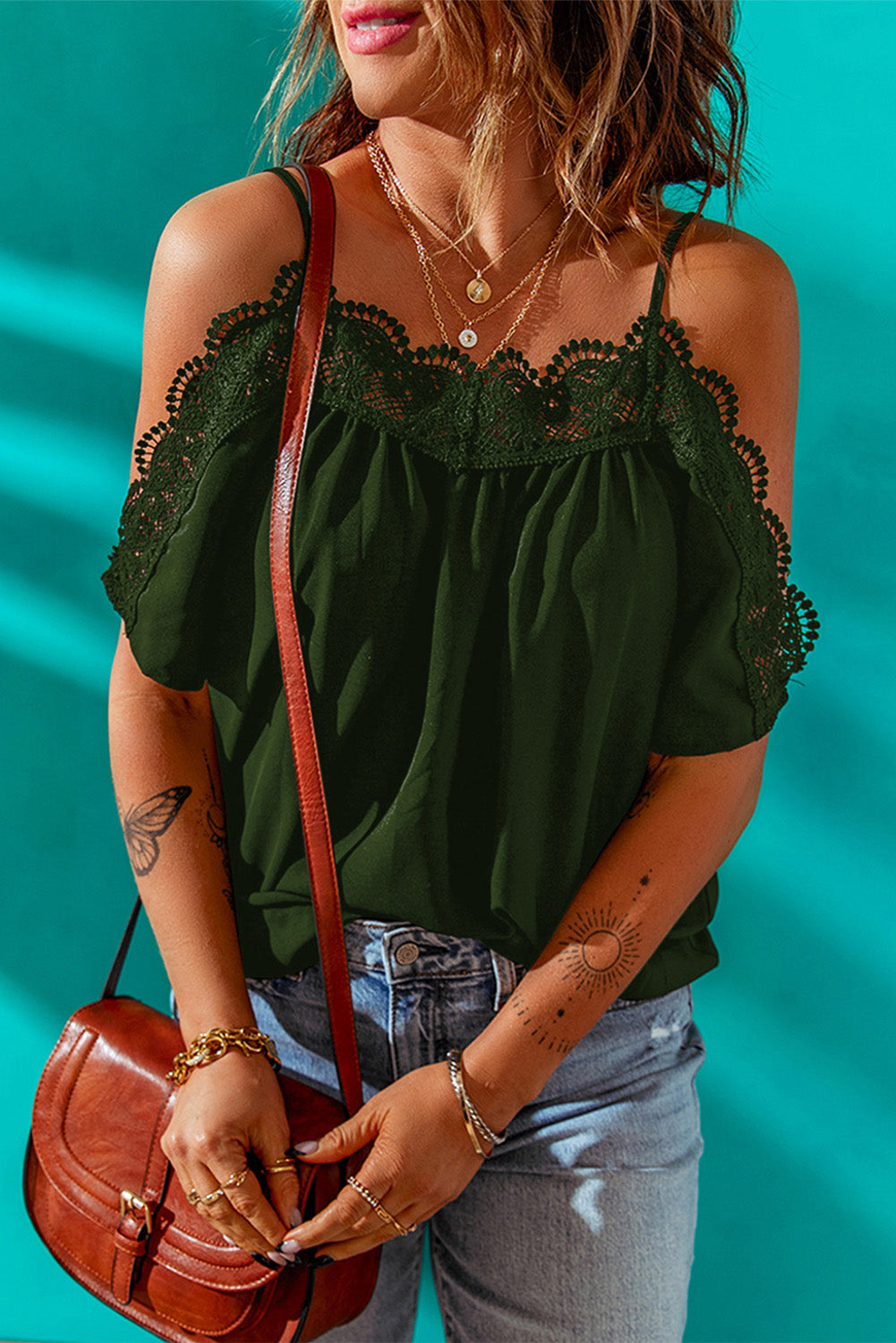 Women's Off-shoulder Short Sleeve Top