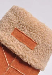 Thick Heel Lamb Wool Large Cotton Snow Boots