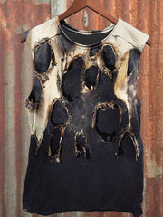 Halloween Ripped Print Unisex Vest