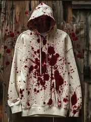 Bloody Halloween Print Casual Hoodie