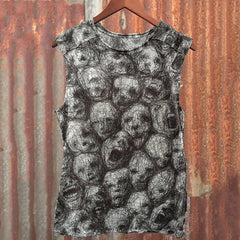 Men's The Dead Halloween Print Vest