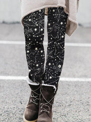 Halloween Elements Inspired Constellation Leggings