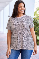 Women's Print O-neck T Shirt