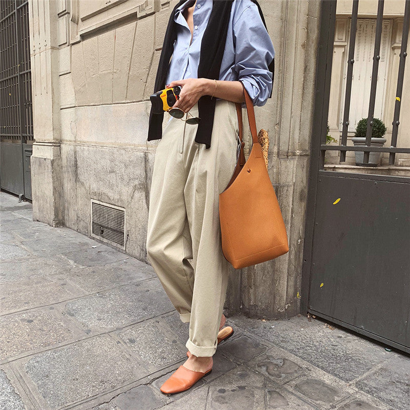 Women's Versatile loose straight-leg commuter harem pants