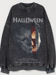 Halloween Movie Printed Vintage Sweatshirt