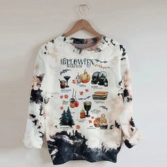 Halloween Bucketlist Casual Printed Sweatshirt