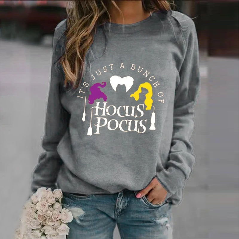 Halloween Design Color Block Sweatshirt