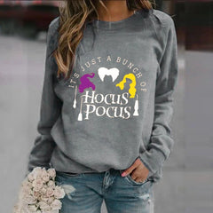 Halloween Design Color Block Sweatshirt