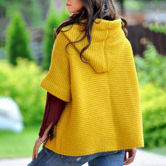 Loose Knit Hooded Cardigans For Women