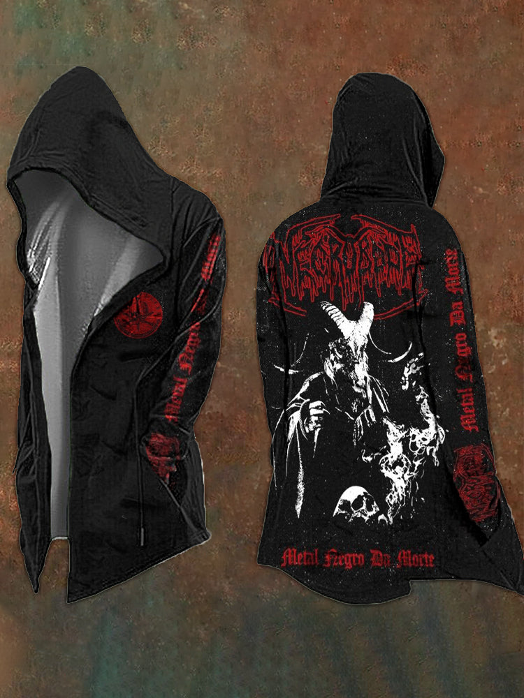 Demon Black Metal Rock Art Hooded Jacket