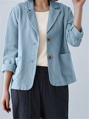 Vintage Patch Pocket Basic Woven Jacket