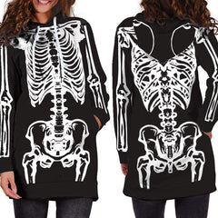 Halloween Hooded Skull Sweatshirt
