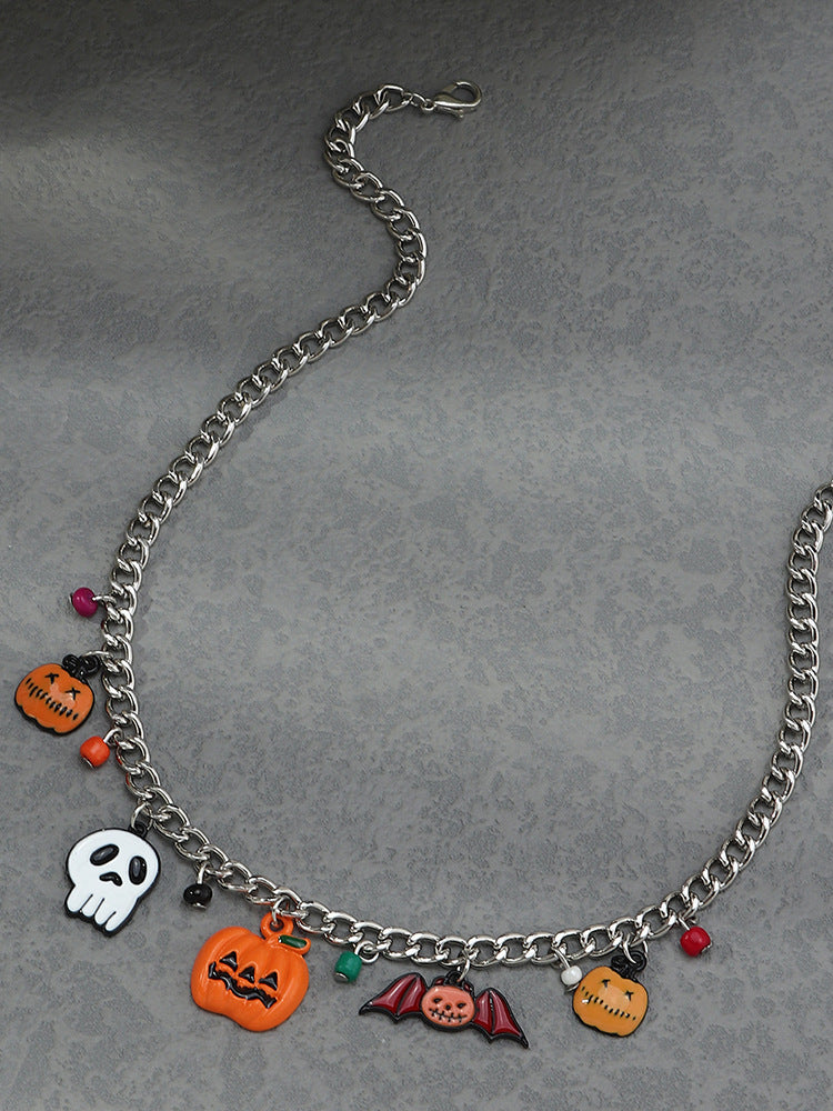 Lovely Halloween Elements Pendant Necklace