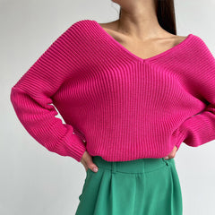 V-Neck Loose Sweater