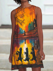 To Grandmother's House We Go A Line Mini Dress