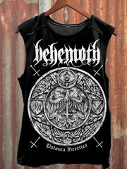 Black Metal Art  Print Vintage Tank Top