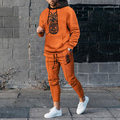 Skull Pineapple Tracksuit Two Piece Set