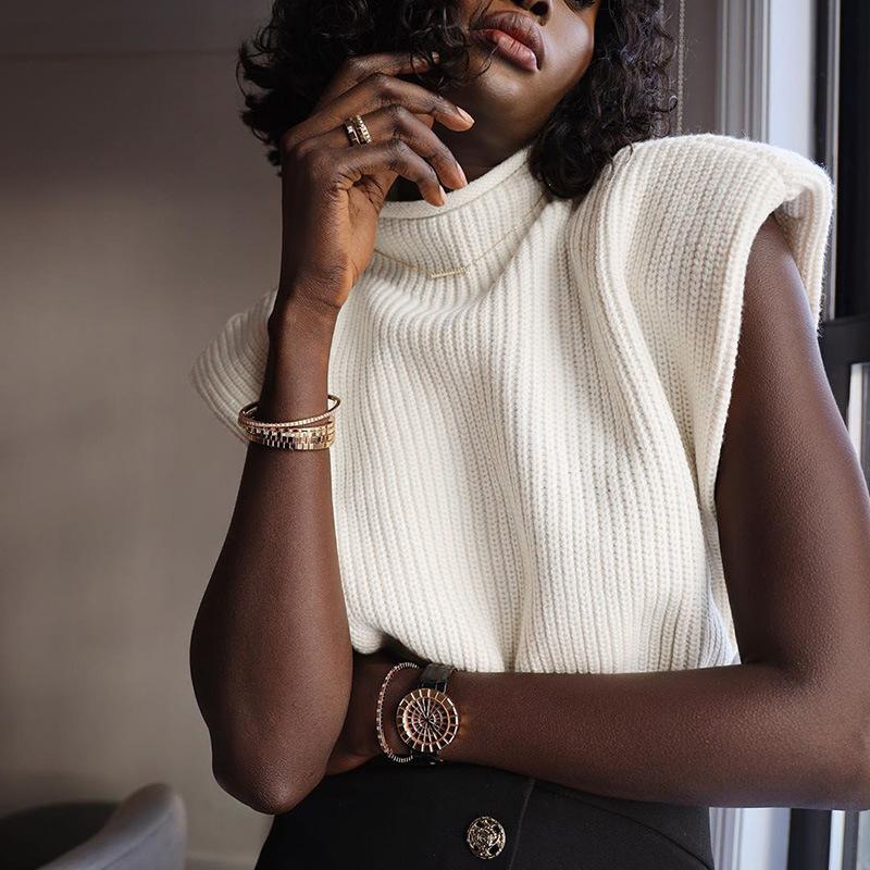 Stylish Turtleneck Sweater Vest