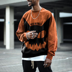Halloween Cat Crewneck Sweatshirt