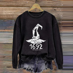 1692 They Missed One Salem Witch Printed Casual Sweatshirt