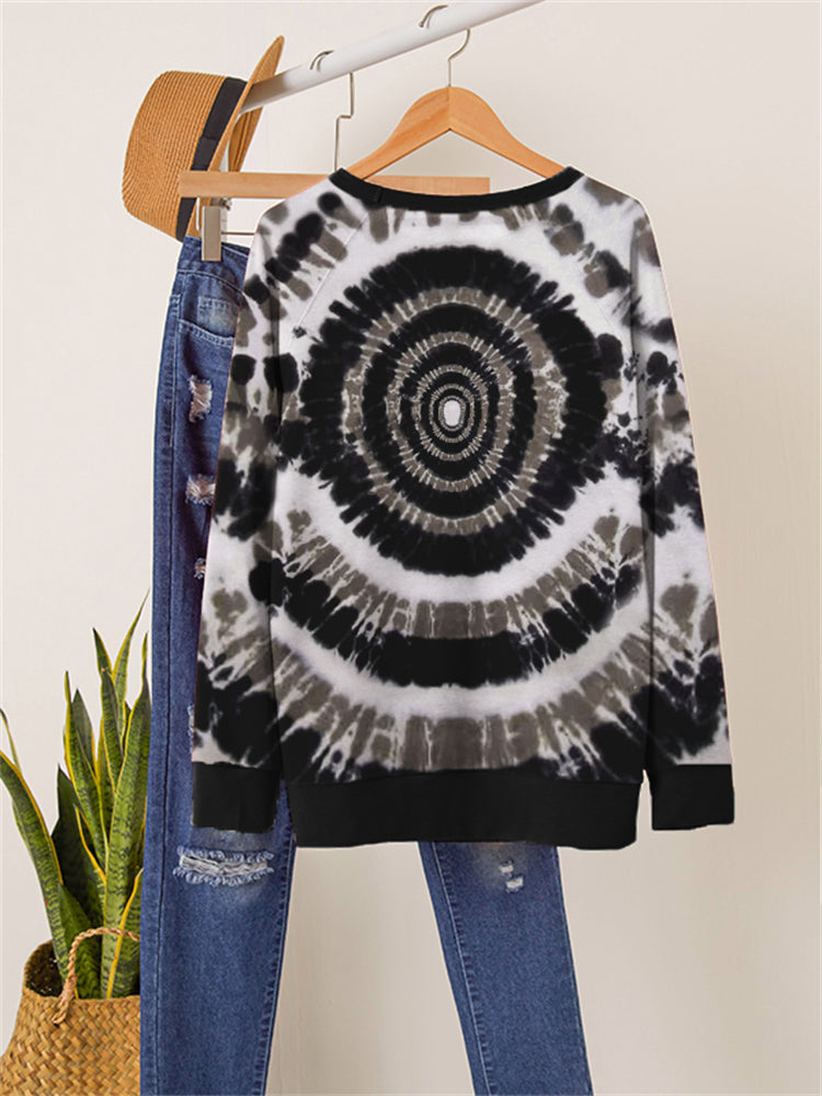 Spooky Skull Inspired Tie Dye Sweatshirt