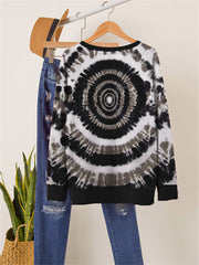 Spooky Skull Inspired Tie Dye Sweatshirt