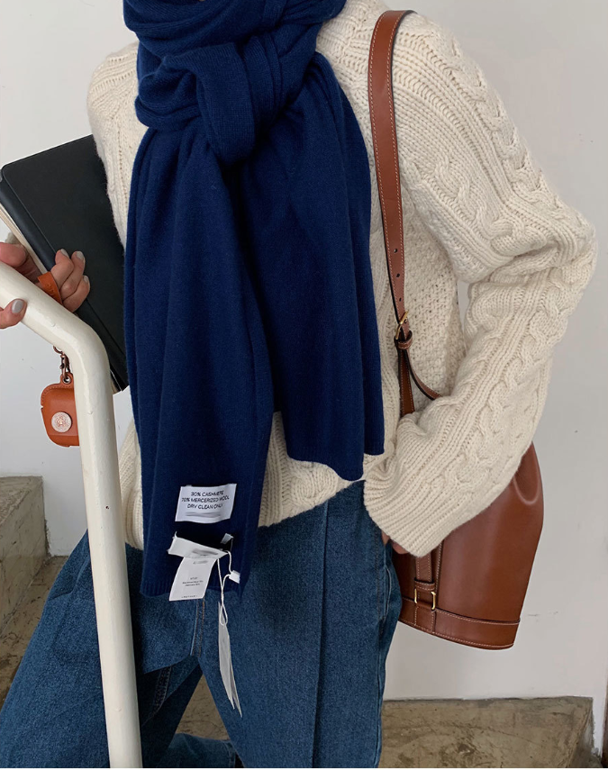Chic Twisted Design Sweater -Ivory