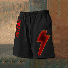 Men's Rock Band Inspired Print Casual Shorts