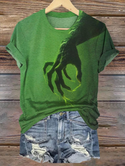 Ghost Hand Spooky Season Halloween Art Print T-Shirt