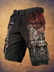 Hell's Gate Black Metal Art Print Men's Work Short