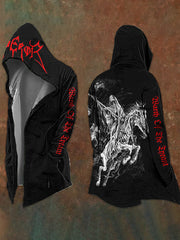Norwegian Black Metal Band Print Men's Hooded Jacket