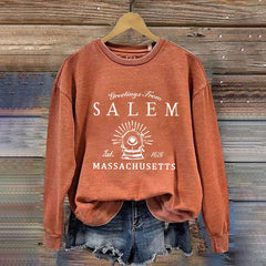 Greetings From Salem Massachusetts Sweatshirts