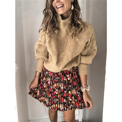 Exclusive Thickened Casual Jacquard Sweater Top