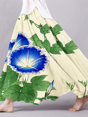 Japanese Floral Art Women's Skirt