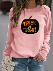 Trick Or Treat Casual Sweatshirt