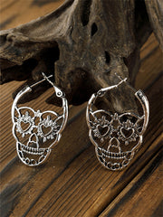 Day Of The Dead Sugar Skull Earrings