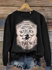 Salem Witch's Brew Vintage Halloween Washed Sweatshirt
