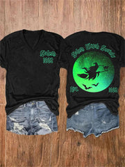 Salem Witch Society 1692 V Neck T Shirt