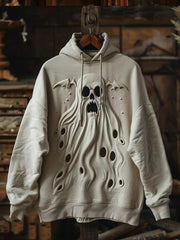 Men's Halloween Ghost Printed Hoodie