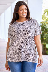 Women's Print O-neck T Shirt