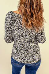 Women's Leopard Long Sleeve Top