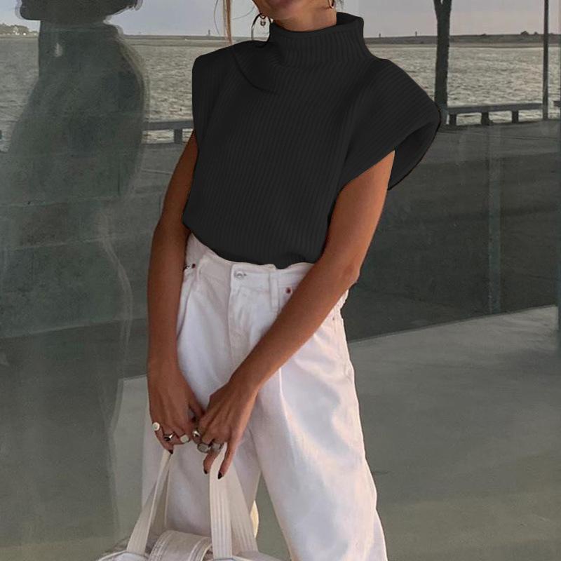 Stylish Turtleneck Sweater Vest