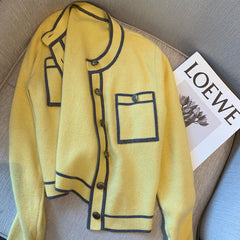 Elegant Short Version  Sweater Cardigan