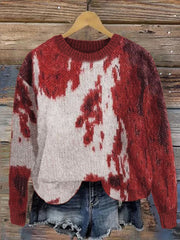 Halloween Spooky Bloody Knit Sweater